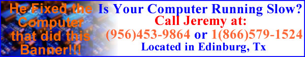 Contact Jeremy to fix your PC or Laptop